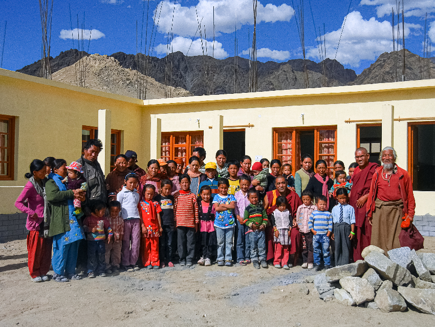 Premiers enfants accueillis a l'institut Ngari